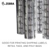 Zebra Standard Black Wax Ribbon for Thermal Transfer Desktop Printers
