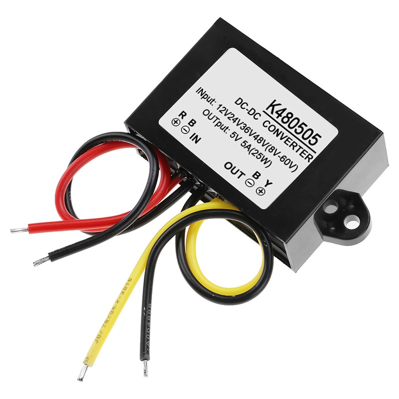 DC-DC 12V/24V/36V/48V to 5V 5A Buck Converter Step Down Power
