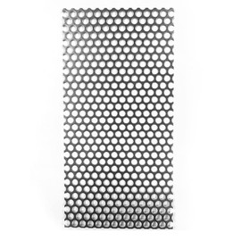 Perforated metal sheets,Perforated stainless steel plate,304 stainless steel metal mesh plate,metal mesh for DIY projects,Used for ventilation, decoration, equipment protection cover, hole0.32in