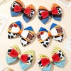 Danyarts 6 Pack Cowboy Hair Bows for Girls, Western Cowgirl