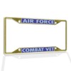 Fastasticdeals Metal Insert License Plate Frame Air Force Combat Vet