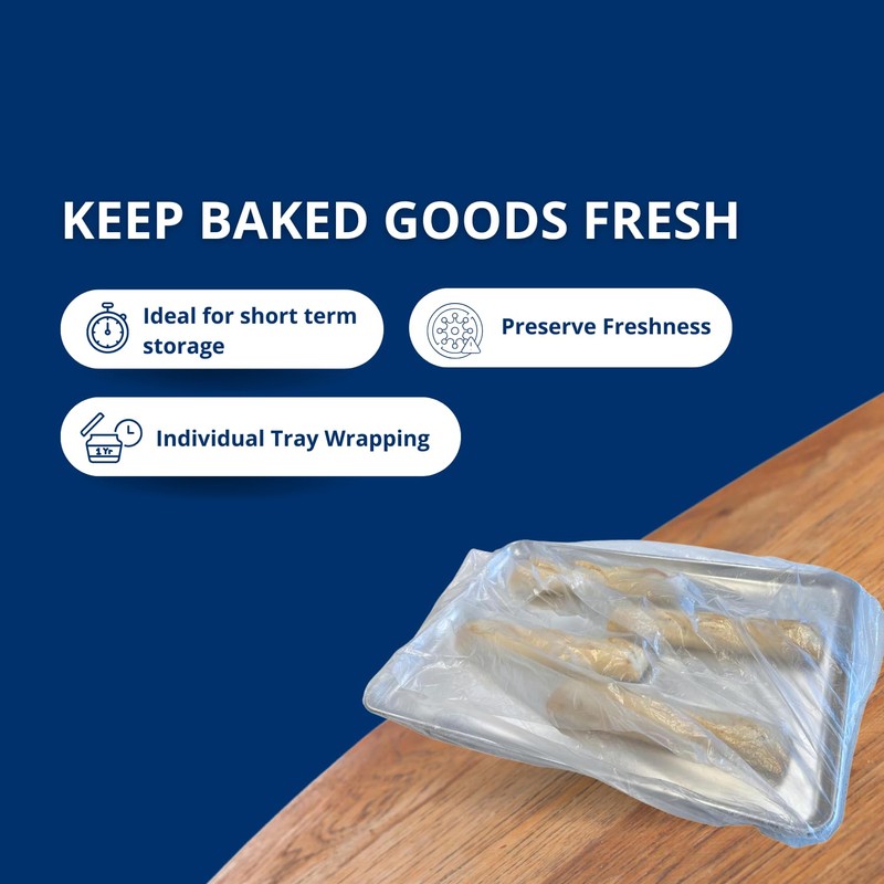 FSE Bun Pan Covers, Sheet Pan Bags, 28" x 7"