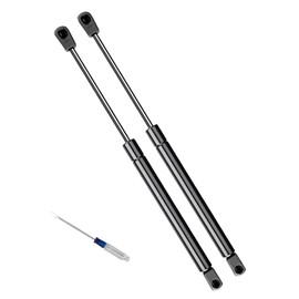 PM3986 Front Hood Lift Supports Struts Rods Shocks Gas Springs Compatible with 2017 2018 2019 2020 2021 2022 Ford F250 F350 F450 F550 Super Duty, Replace# HC3Z16C826A, HC3Z16C826B