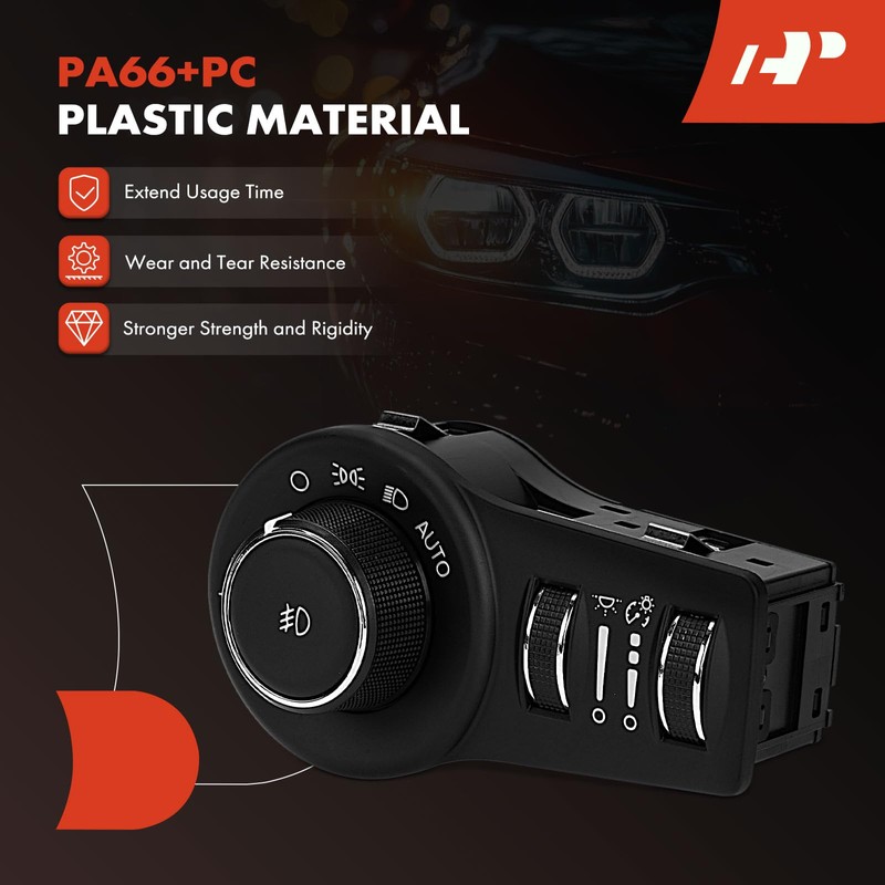 A-Premium Headlight Switch Instrument Panel Headlamp Dimmer Switch Compatible with