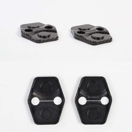 Voodonala for Challenger Carbon Fiber Door Lock Covers Cap Protection Embellishment Trim for 2012-2024+ Dodge Challenger Exterior Accessories ABS 2pcs