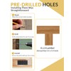 6 Pcs Heavy Duty Straight Mending Plate, 9.25" x 4.5"