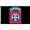 RFCO 3x5 Airborne Ranger Black 82nd Premium Flag 3'x5' House