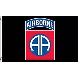 RFCO 3x5 Airborne Ranger Black 82nd Premium Flag 3'x5' House Banner Grommet Polyester