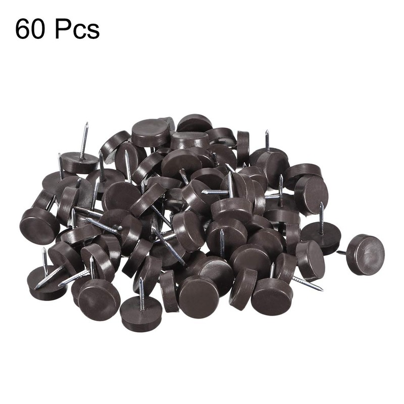 sourcing map Furniture Feet Nail Plastic Glide Nails Chair Table
