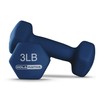 HolaHatha 1, 2, and 3 Pound Neoprene Dumbbell Weight Set