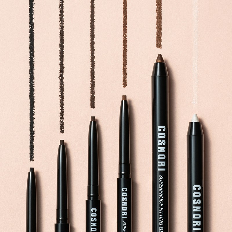 COSNORI Superproof Fitting Vegan Gel Eyeliner Pencil 1 + 1