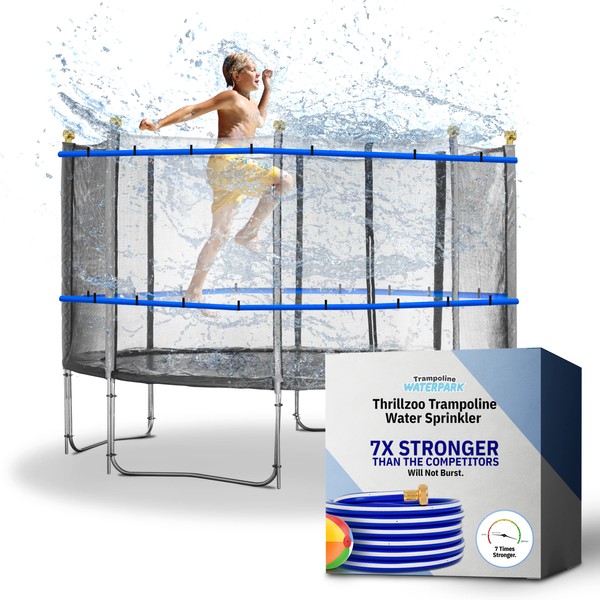 ThrillZoo Trampoline Sprinkler – 39ft Water Hose Attachment for Outdoor