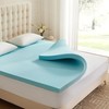 Eiayeebil 2 Inch Memory Foam Mattress Topper Twin, Mattress Pad