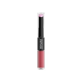 L'Oreal Paris Lip Make-up, Infallible Lipstick, Toujours Teaberry 213 Liquid Lipstick for 24-Hour Full Lips, With Moisturising Lip Balm, Pack of 1