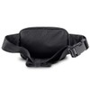 Hipster Smell Proof Bag - Fanny Pack (Burgundy/Black Canvas)