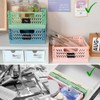 Ruucy 6 Pcs Collapsible Storage Crates, 4 Pcs Plastic Crates