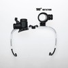 Loupe Magnifier Glasses Head Mount with LED Light Adjustable Glasses