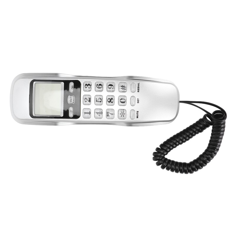 KXT888CID Mini Wall Telephone Hotel Wired Desktop Wall Phone for