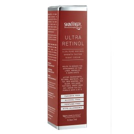 SkinPep Ultra Retinol 0.5% Serum 14ml (2 X 7ML TUBES)- Helps To Reduce The Appearance Of Fine Lines + wrinkles + dark spots + 0.5% Pure Retinol - SkinPep Best Choice For Premium Quality Retinol