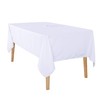 LUSHVIDA Rectangle Outdoor Tablecloth with Umbrella Hole and Zipper, 60x84
