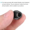QUARKZMAN Pack of 20 T-shaped rubber hole seals, mounting diameter