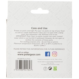 Polar Gear ice Pack, Silver and Blue, 10cmx10cm