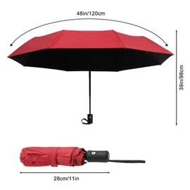 DAWRIS Regenschirm Automatik Taschenschirm Reise Regenschirme Sturmfest Taschenschirm Regenschirm Groß 8 Rippen Winddichter Automatischer Regenschirme für Herren und Damen
