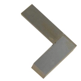 Dapetz ® Machinist Square Carbon Steel Engineer Square Carpenter Square Right Angle Solid Square Ruler Precision Ground Hardened Steel 75mm 3"