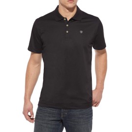 ARIAT Men’s TEK Polo Shirt Black