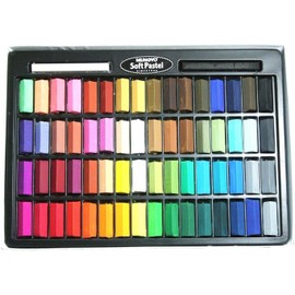 MUNGYO Soft Pastel 64 Color Set Square Chalk (US English Version)