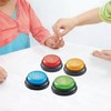 Milageto 4Pcs Quiz Game Beeper System Educational Toy,Training,Reusable Portable Teacher