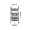 sourcing map 1pcs H Groove Track Wheel, 1.89" 304 Stainless