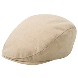 Happy Cherry Babymütze, flach, Retro, weich, Baskenmütze, Vintage, für Neugeborene, klassisch, Fischgrätenmuster, Flat Cap, atmungsaktiv, beige, 0-12 Monate