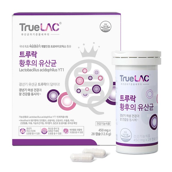 Hurum Trulac Empress&#39;s Lactobacillus 4-week supply for female menopause YT1 / 휴럼 트루락 황후의 유산균 4주분 여성 갱년기 YT1