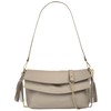 Samantha Look Women's Genuine Leather Shoulder Bag, Made in Italy,