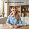 UGREEN FineCam Cámara Web 4K Ultra HD, 2 Micrófono con