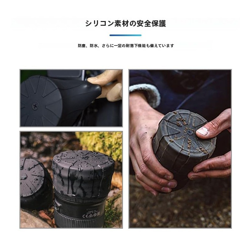 Universal Lens Cap - Fits 99% DSLR Lenses, Element Proof,