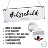 Interluxe Wooden Sign "Glückssträhnchen stehen dir gut - Glückssträhnchen stehen
