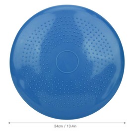 Thickened Yoga, Inflatable Cushion, Gym Sports Fitness Yoga Mat, Wobble Massage Balances Cushion, Revitalizing Wobble Cushion, Yoga Fitness Enhancer for Body Alignment and Core Stability(Blue)