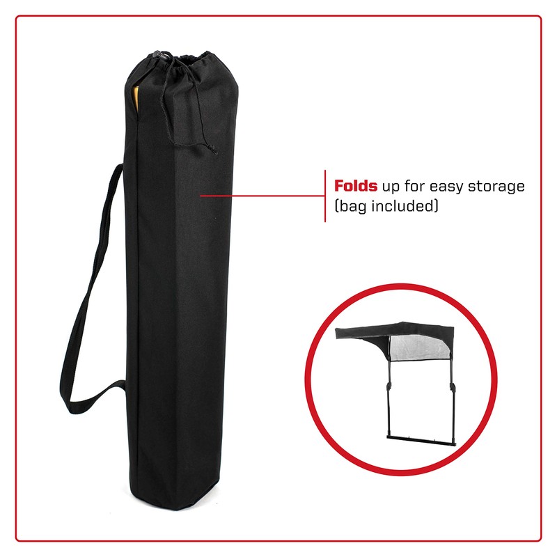 CRAFTSMAN 490-900-0067 Collapsible Sun Shade with Storage Bag, Riding Lawn