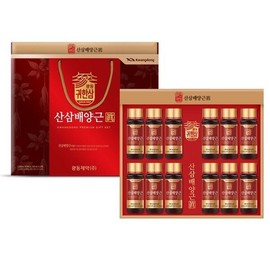 명절 선품세트 산삼배양근진액 100ML x 12병 산삼 배양근 광동 Holiday Gift Set Red Ginseng Cultured Root Extract 100ML x 12 Bottles Sanjay Cultured Ginseng Guangdong