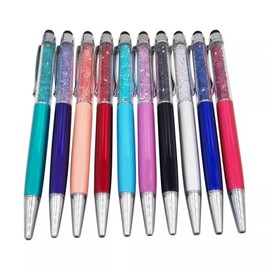 30x Universal Stylus Pen Tablet Smartphone Touch Pen Glitter Ballpoint Pen