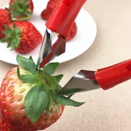 Strawberry Huller, Multi Function Stainless Steel Fruits and Vegetables Stem Remover for The Kitchen