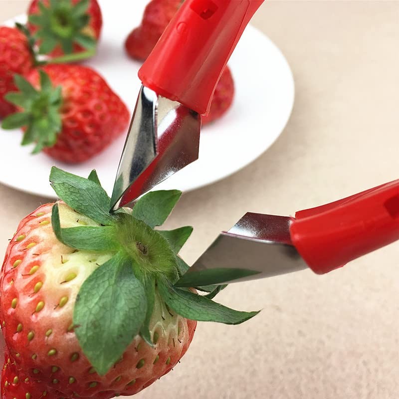 Strawberry Huller, Multi Function Stainless Steel Fruits and Vegetables Stem