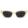 WOWSUN Cat Eye Sunglasses Womens Retro Narrow Trendy Polarized Sunglasses
