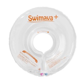 Swimmerba Plus SW100OR Neck Ring for Adults, Large Size, for 14 years and up, Weight Up to 121.3 lbs (55 kg), Soft Head Support, Indoor Use, Orange, Inner Circumference 14.2 inches (36 cm)