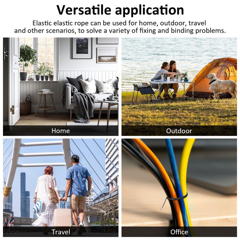 Operitacx 50 Pack Elastic String for Masks, Elastic Barbed Cord