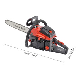 ZERNEIL Upgrade 58cc Chainsaw 18 inch Gas Powered Handheld Cordless Chainsaw Air-cooled 2-Stroke, for Tree Cutting & Trimming