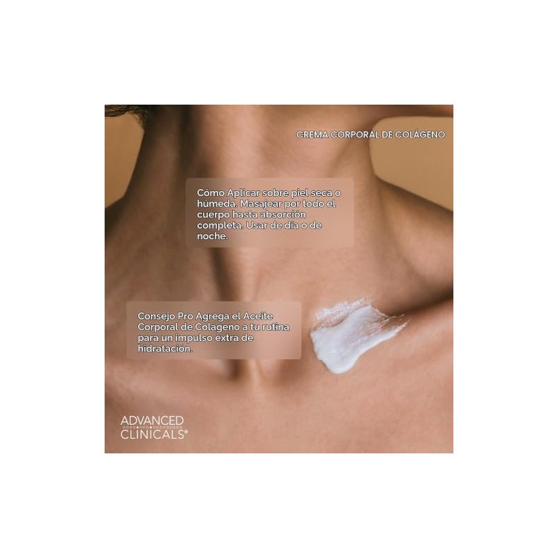 ADVANCED CLINICALS 2 PACK SET - CREMA CORPORAL COLAGENO RESCATE