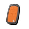 Qunzes Key Fob Cover with Heavy-duty Keychain for VW Jetta